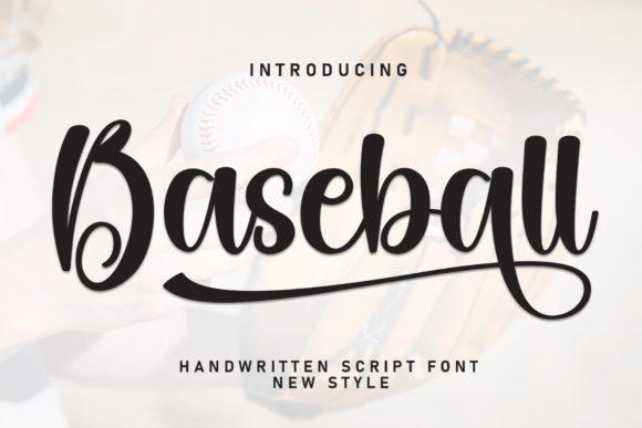 Baseball Font: A Sweet Handwritten Style for Your Designs