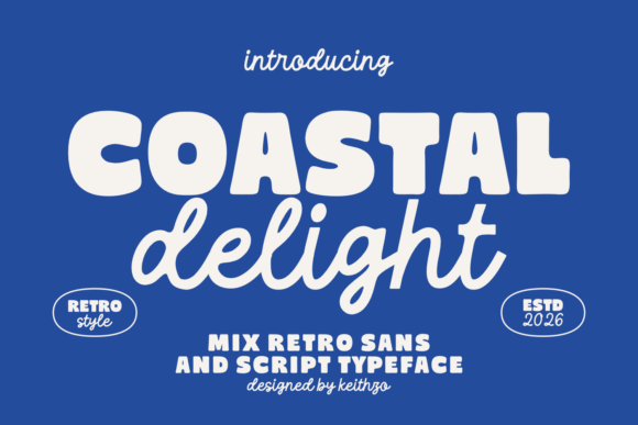 Coastal Delight: The Typeface Duo That Feels Like a Golden Hour