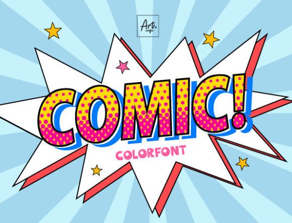 Comic Font: The Vibrant Pop-Art Typeface for Playful Design