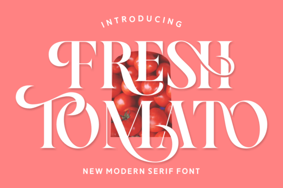 Fresh Tomato Font: A Lively Blend of Elegance and Spontaneity