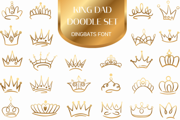 Give Dad the Royal Treatment: The King Dad Doodle Set