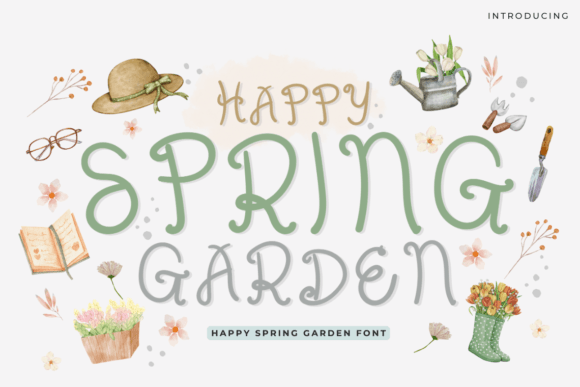 Happy Spring Garden: Infuse Your Designs with Seasonal Joy