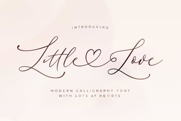 Little Love: A Script Font for Elegant, Modern Design Projects