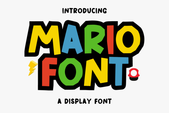 Mario: The Bold Display Typeface for Playful Projects