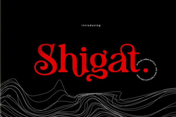 Shigat: A Serif Font That Balances Classic and Modern