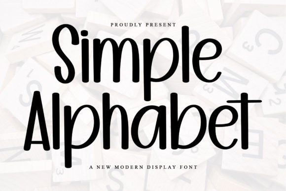 Simple Alphabet: The Festive Typeface for Holiday Projects