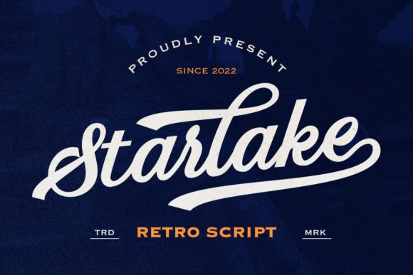 Starlake: Capturing Timeless Style with a Retro Script