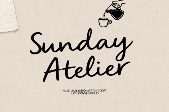 Sunday Atelier: The Script Font That Feels Like a Warm Conversation