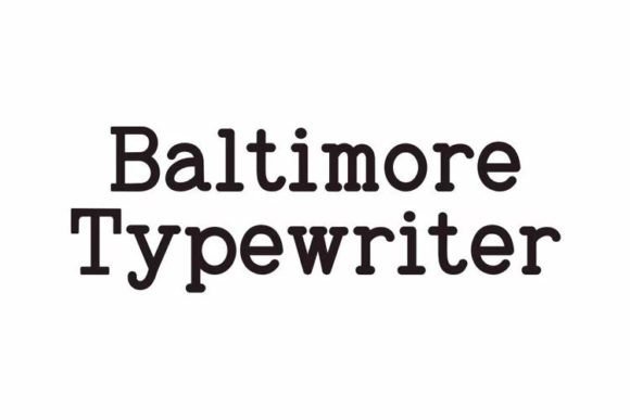 The Timeless Appeal of Baltimore Typewriter Pack for Modern Designers