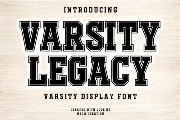 Varsity Legacy: The Typeface That Captures Athletic Spirit