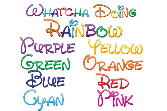 Whatcha Doing? Unlocking Creative Energy with Rainbow Fonts